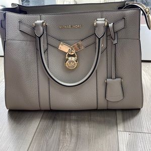 Hamilton pebbled satchel